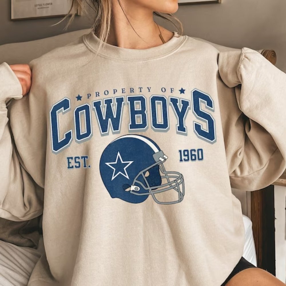 Dallas Cowboys 1960 Vintage NFL Crewneck Sweatshirt